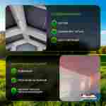 Пневмокаркасная всесезонная палатка «Универсал» 4×2,5×2,5 м — из ПВХ, красная