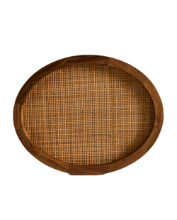 Zara Home Поднос из дерева, цвет коричневый, 45 см