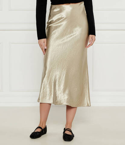 Сатиновая юбка BOSS BLACK - бежевый(50524006)