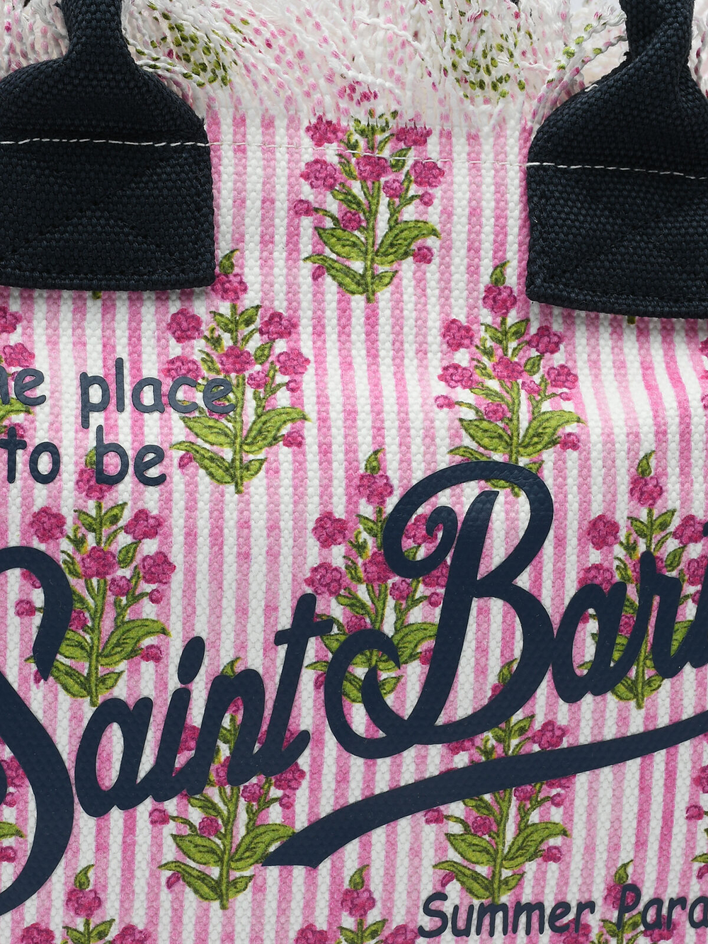 Сумка MC Saint Barth Vanity Goa floral розовые цветы