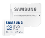 Карта памяти Samsung EVO Plus microSDXC class 10 128GB + SD Adapter