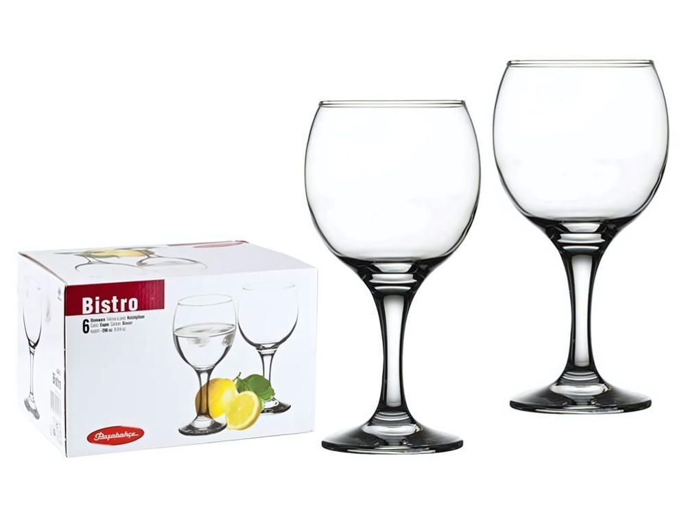 Набор фужеров для вина "Bistro" 6шт 165мл