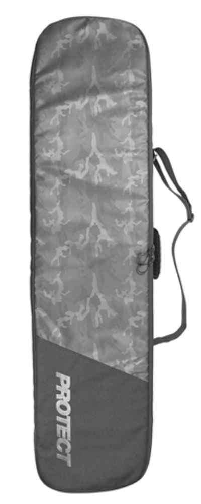 Чехол для сноуборда 166х33х11 см, цвет - серый принт. PROTECT™