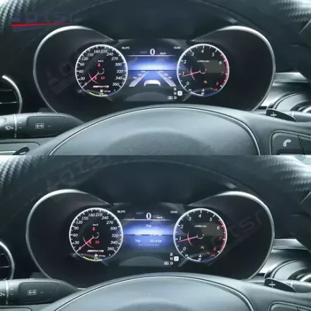 Электронная панель приборов Mercedes-Benz GLC 2014-2018 - Radiola 1301GLС с LCD / ЖК 12.3" экраном QLED