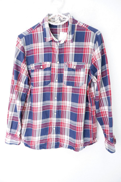 Рубашка H&M в клетку на 14 лет