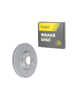 Диск тормозной передний с покрытием для CITROEN C4 PICASSO II/PEUGEOT 308 II (14-) GANZ GIJ10451