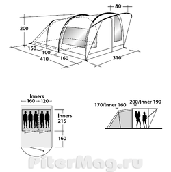 Палатка Outwell Rockwell 5 [110640]
