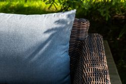 "Моккачино" обеденная группа из искусственного ротанга, цвет коричневый