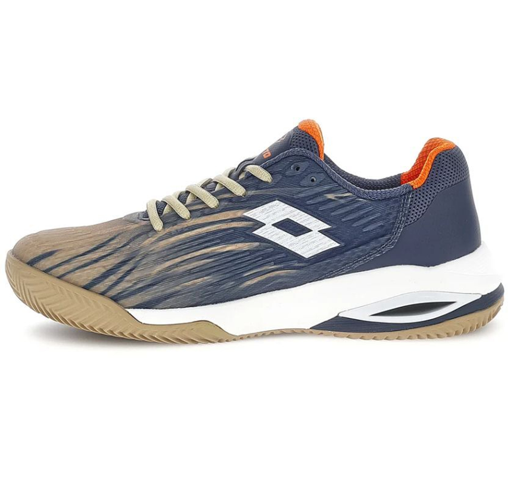 Теннисные кроссовки Lotto Mirage 200 II PRT Clay - indigo blue/all white/irish beige