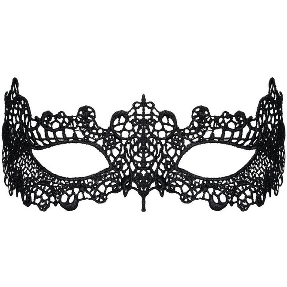 Ажурная маска на глаза , OS черная (Цвет: черный)