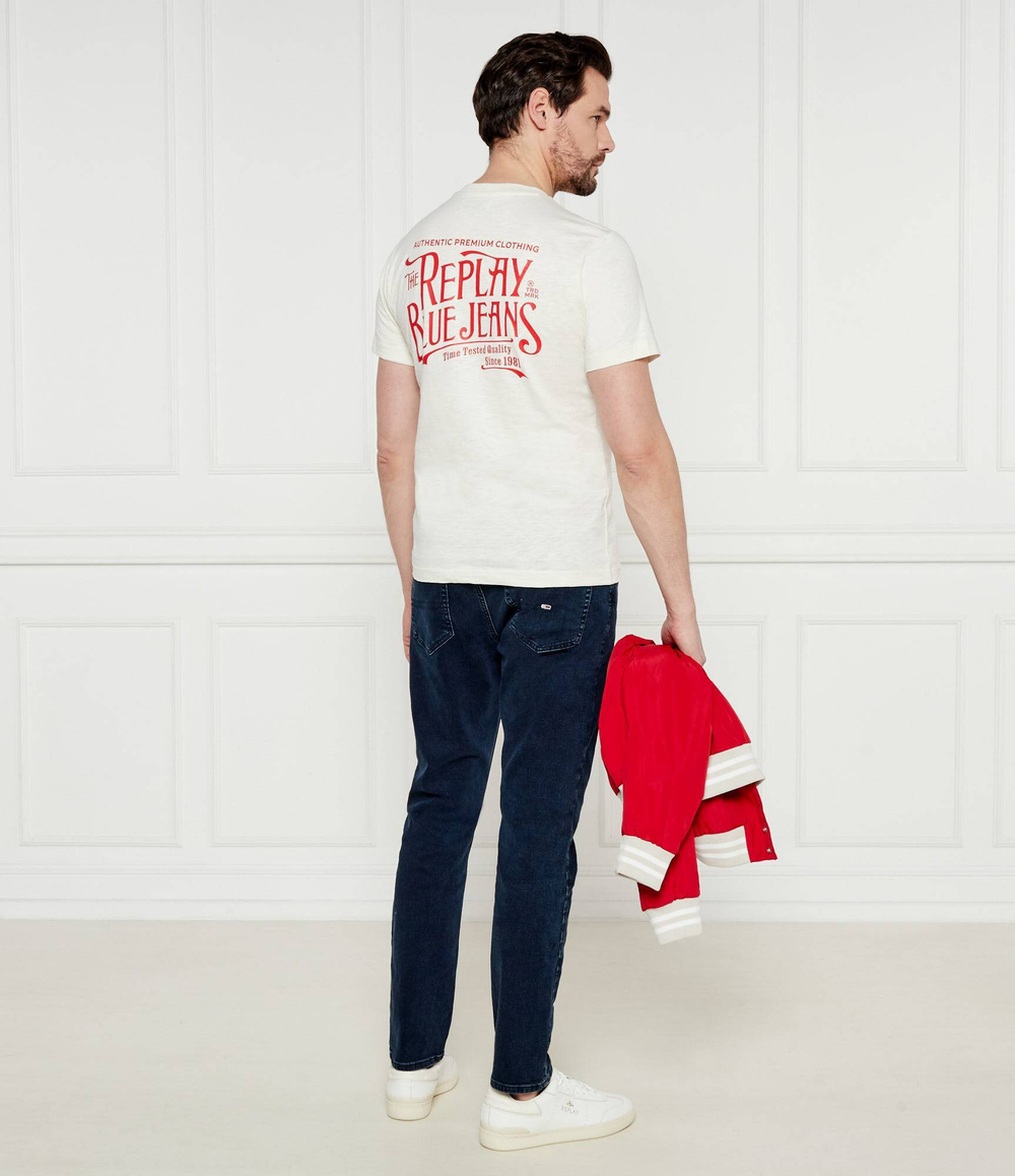 Футболка SLUB Replay - экрю(M3023 .000.22336)