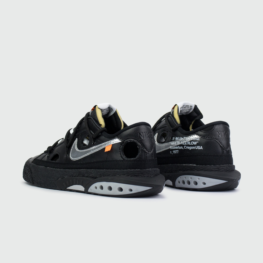 Кроссовки Nike Blazer Low x Off-White Black Silver
