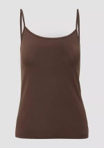 Приталенный топ из смесового хлопка с регулируемыми бретелями s.Oliver