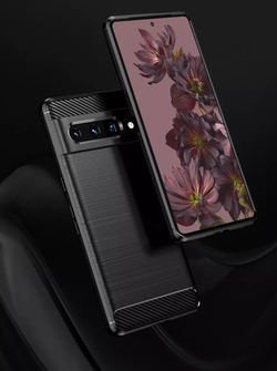 Мягкий защитный чехол для смартфона Google Pixel 7 Pro, серия Carbon от Caseport