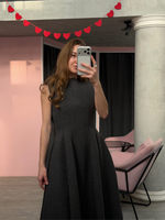 Сарафан Адель серый