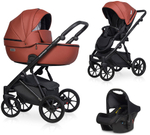 Детская коляска Riko Basic Montana Ecco 3 в 1 17 Maroon (т.бордовый)