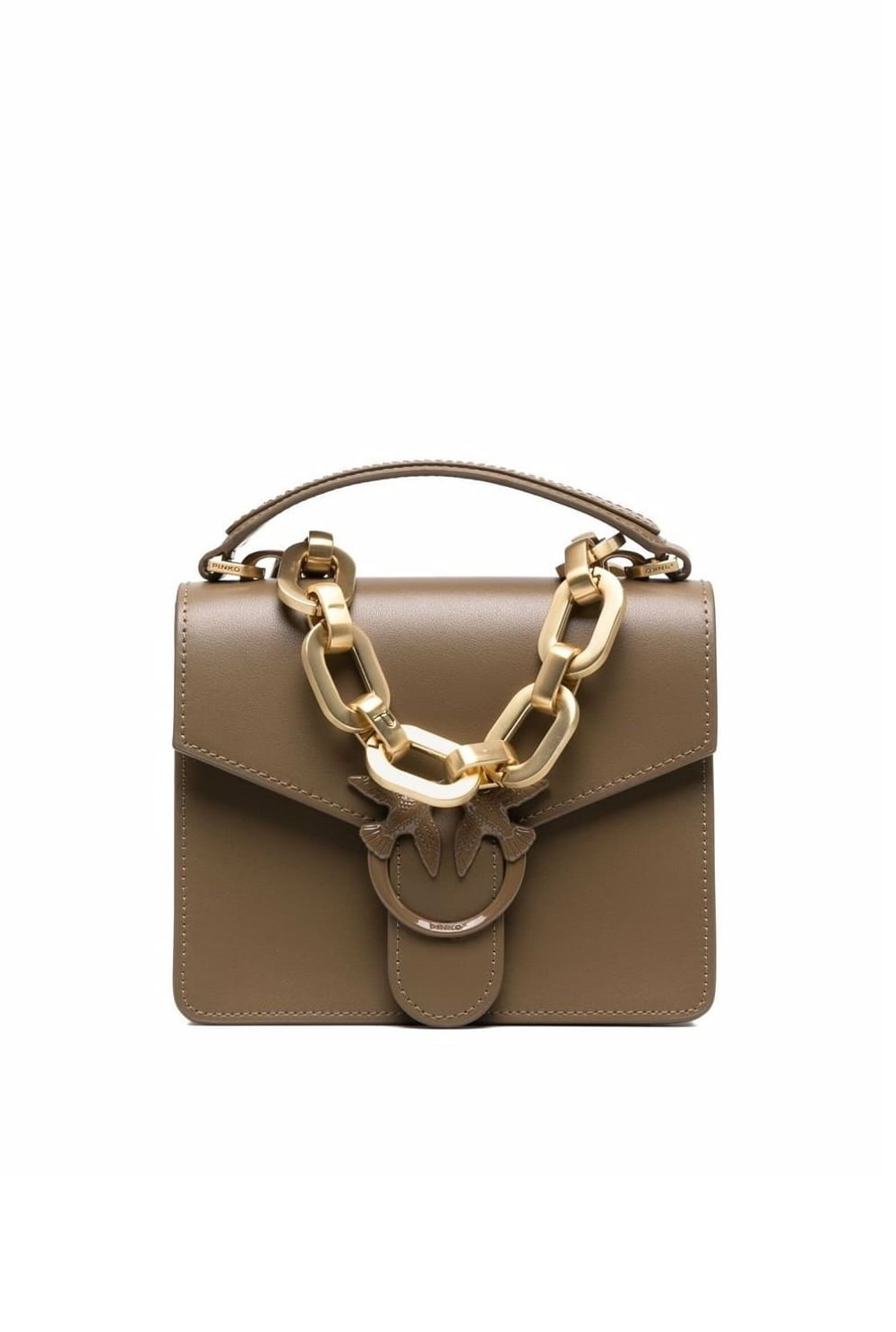 MINI LOVE BAG TOP HANDLE MAXI CHAIN – ashen walnut