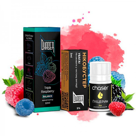 Chaser BLACK - Triple Raspberry (30ml, 5% nic)