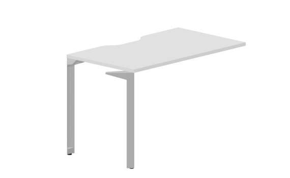 Стол 118х68х75см (эргономичный вырез) - приставной элемент