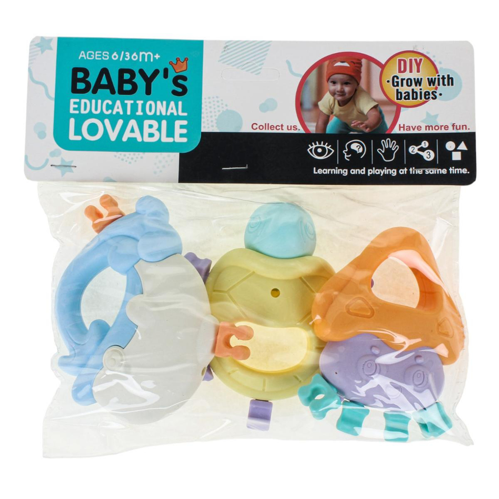 Набор погремушек 3шт, пакет 26-7