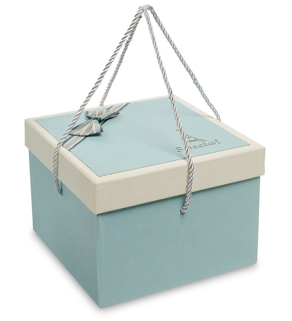 WF-83/3-A Коробка «Квадрат» цв.голуб./беж.