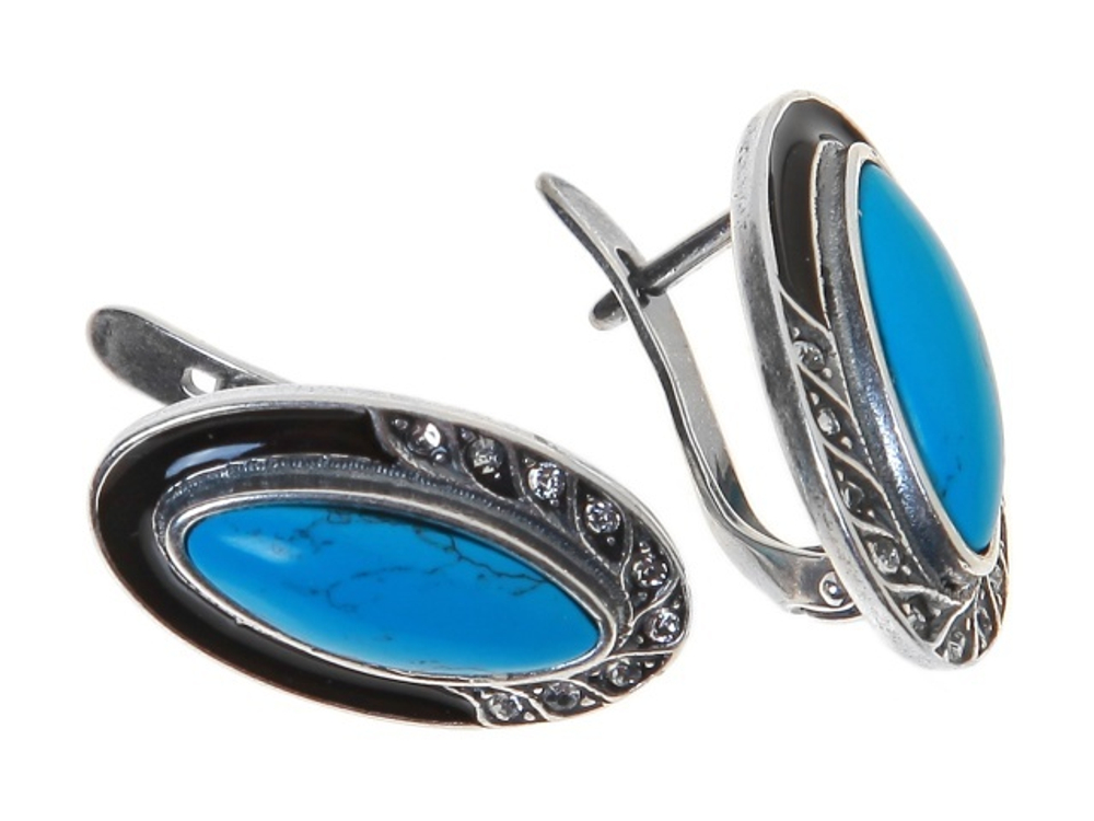 "Соперница" серьги из коллекции "Самоцветы" от Jenavi