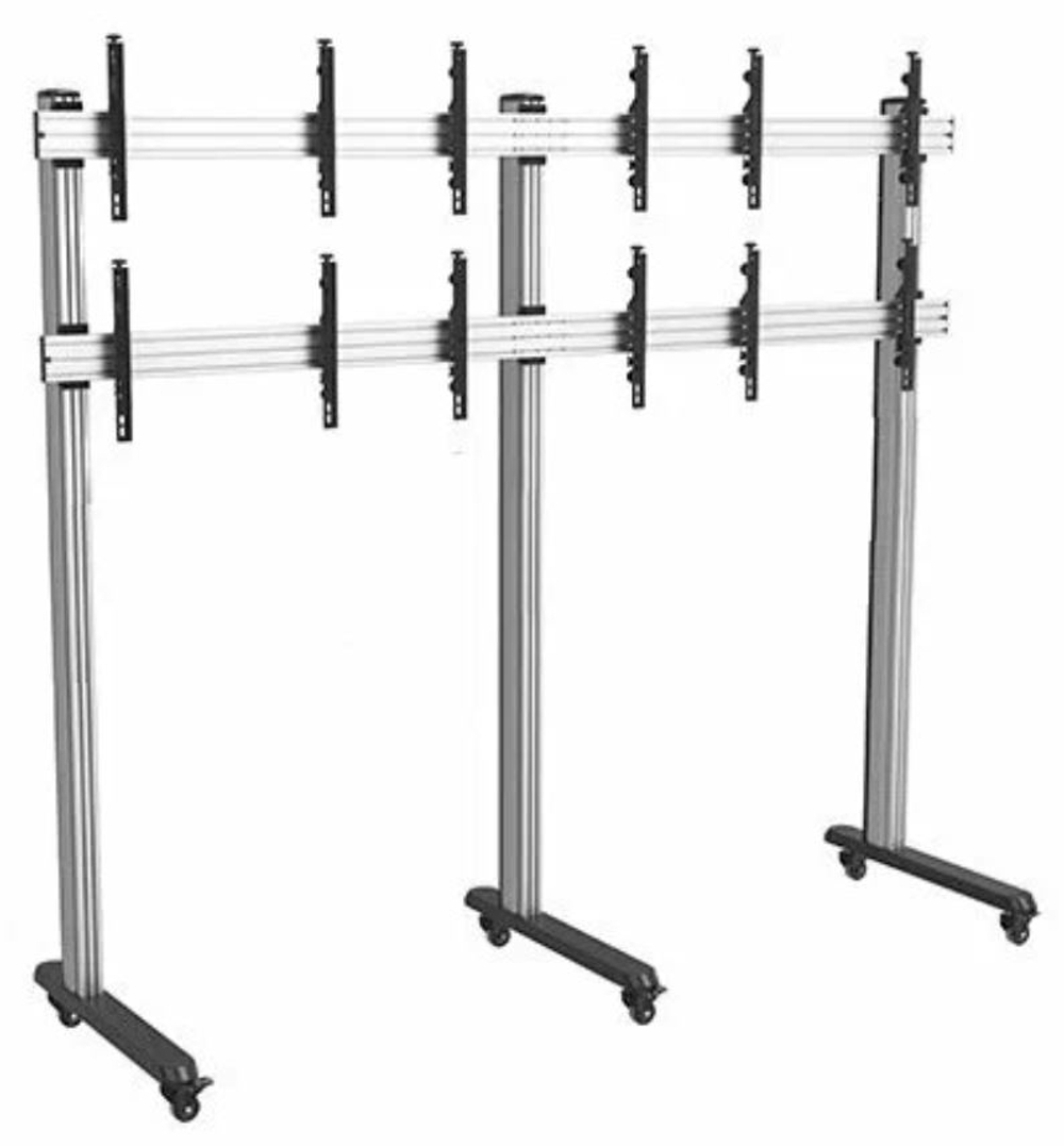 Стойка мобильная Wize VWM3X2-55