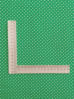 Ткань бязь плательная, рис. "Горох 2 мм", ширина 150 см, арт. 614