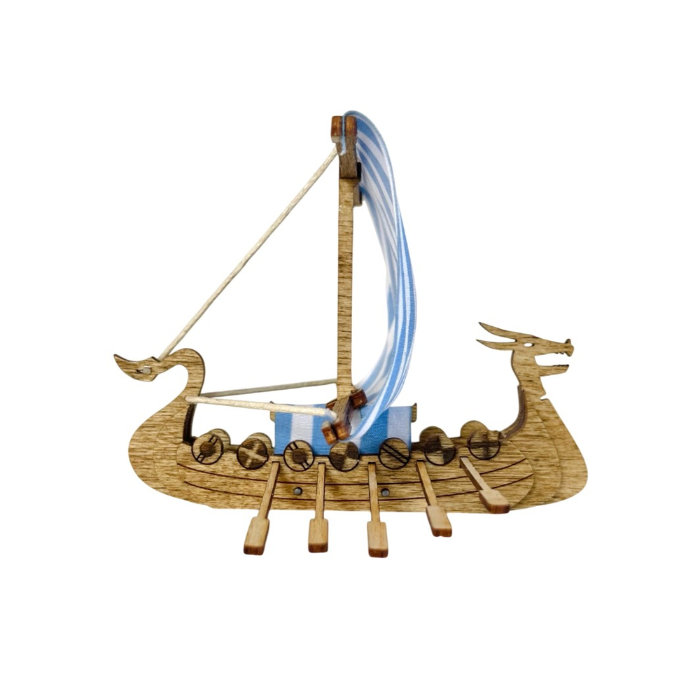 Деревянный конструктор Корабль Викингов - Драккар (KUDRIAVSKIY)