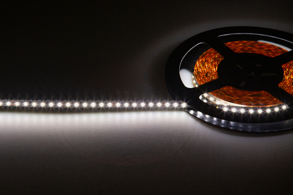 Светодиодная лента, нейтральный,  120 д/м 4000K,  9, 6W/m,  720 Lm/m, IP20,  CRI&gt;95