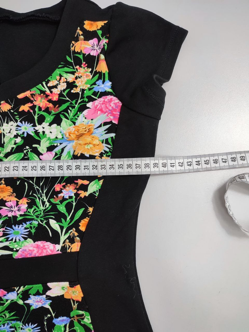 Платье комбинированное 42-44 размер