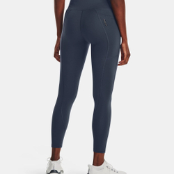 Женские теннисные брюки Under Armour Rush Ankle Tight Women - Grey
