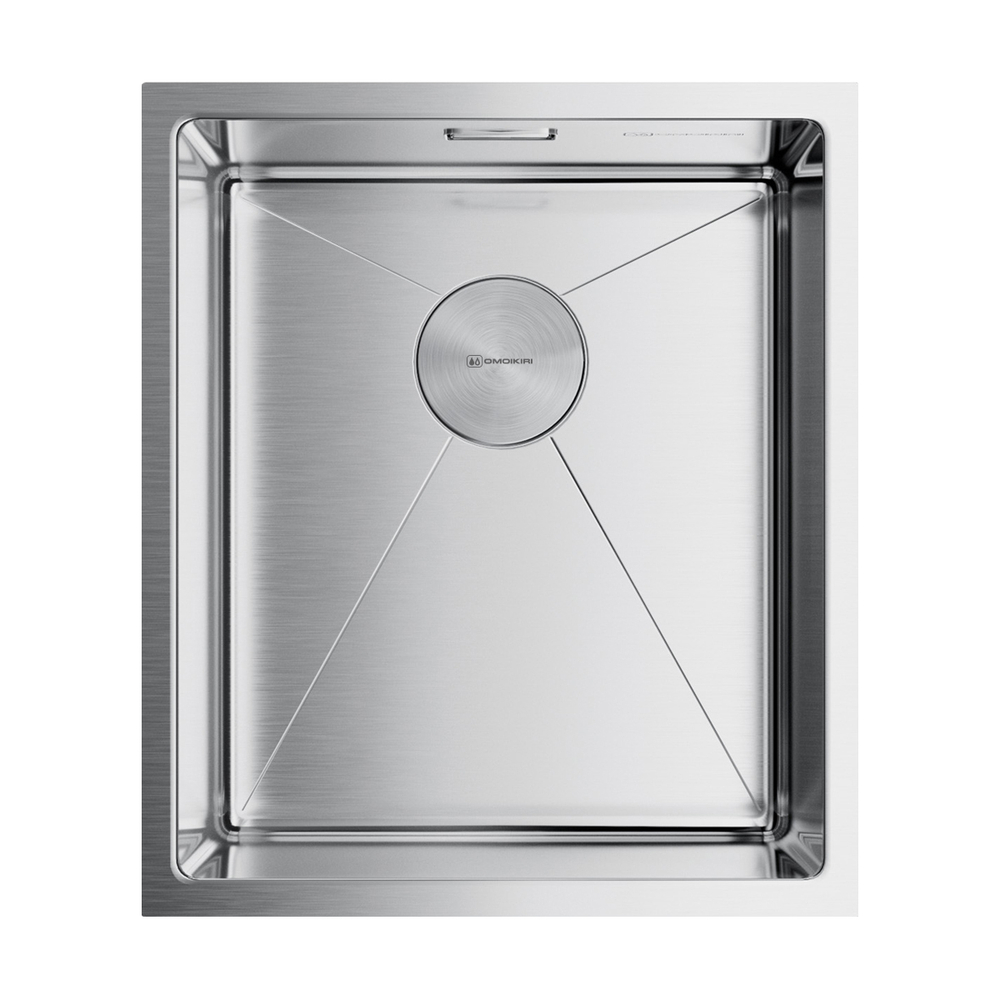 Мойка Omoikiri Taki 38-U/IF-IN нерж. сталь | Нержавеющая сталь