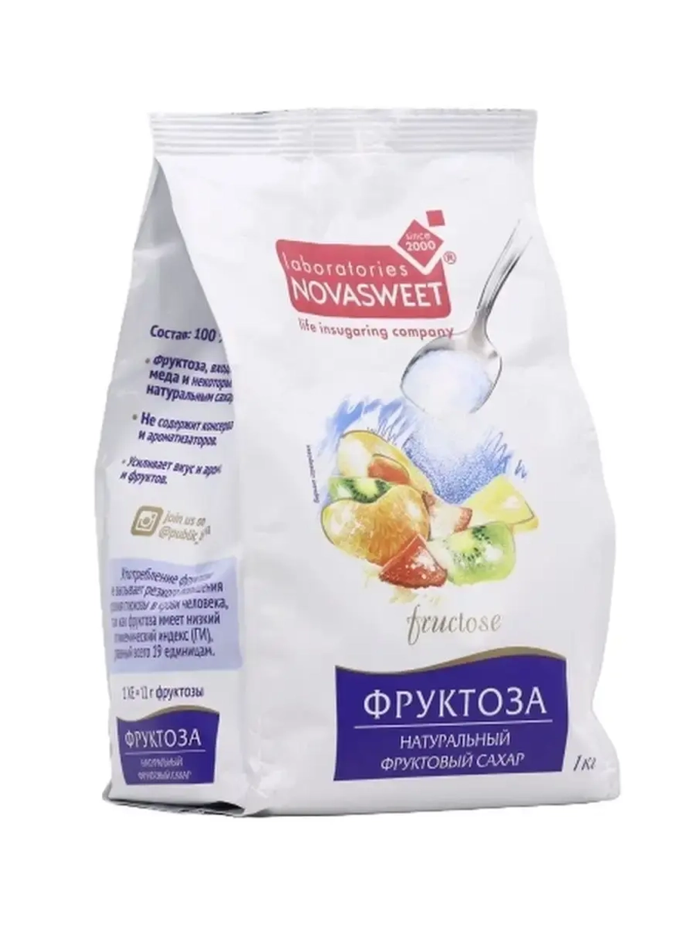 Сахарозаменитель Фруктоза 1 кг