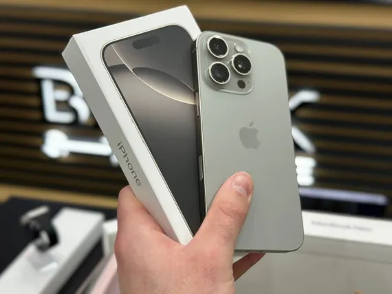 Б/У Телефон Apple iPhone 16 Pro 256Gb Natural 91% (CP67Q07MPM)