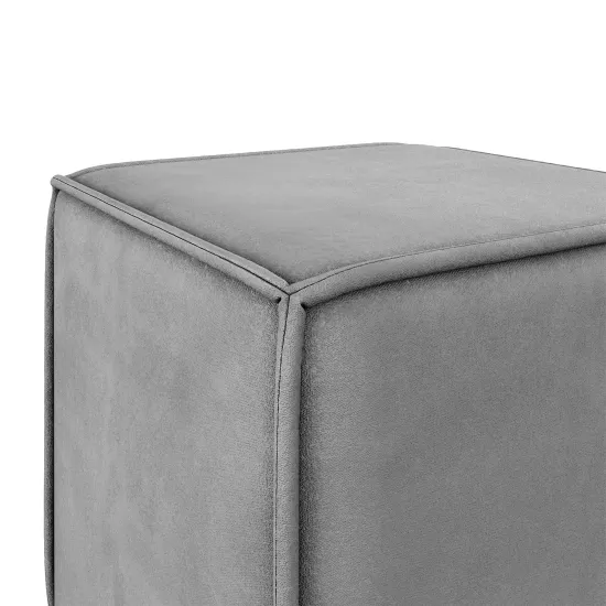 Маленькая радость Пуф квадратный светло-серый