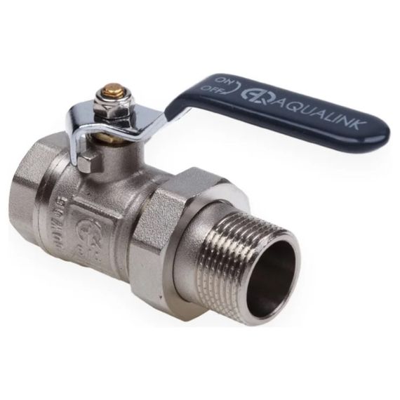 Кран шаровой AQUALINK со сгоном прямой ВН 3/4 ручка (5/60) купить в Москве и Московской области по низкой цене с доставкой по России — (3) Кран шаровой AQUALINK со сгоном прямой ВН 3/4 ручка (5/60) — (3)