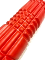 Ролик массажный для йоги MARK19 Yoga Circular 33x14 см красный
