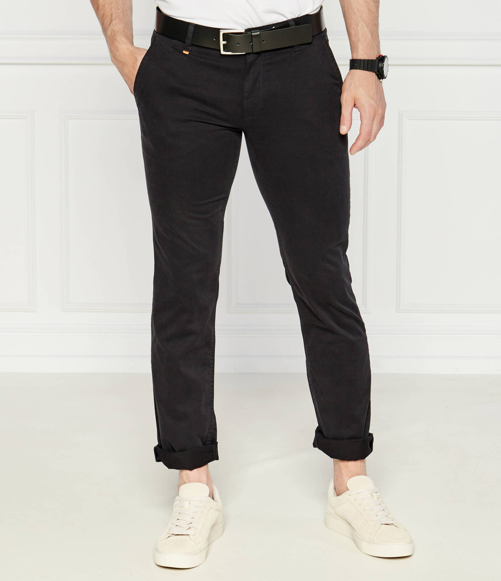 чиносы schino BOSS ORANGE - черный(50470813)