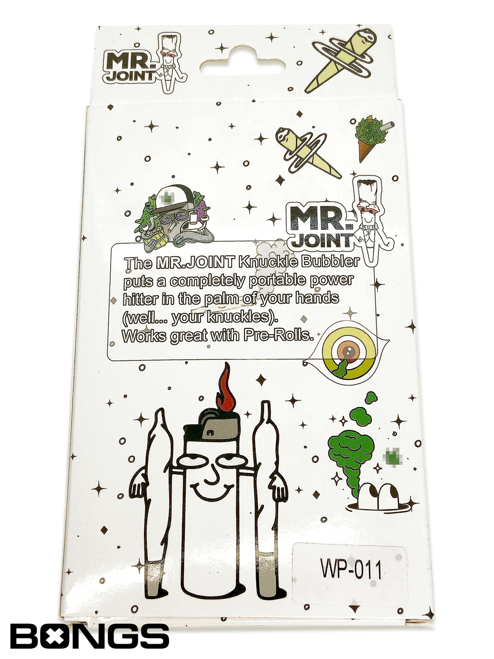 Баблер Mr. Joint Knuckle Bubbler 14см Skulls
