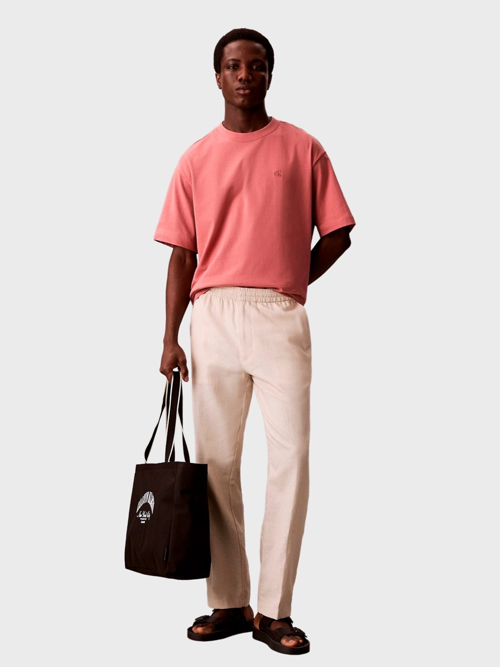 Футболка Calvin Klein Archive Logo Relaxed Light Mahogany