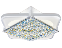 Ambrella Управляемый светодиодный светильник с хрусталем Ice FA124