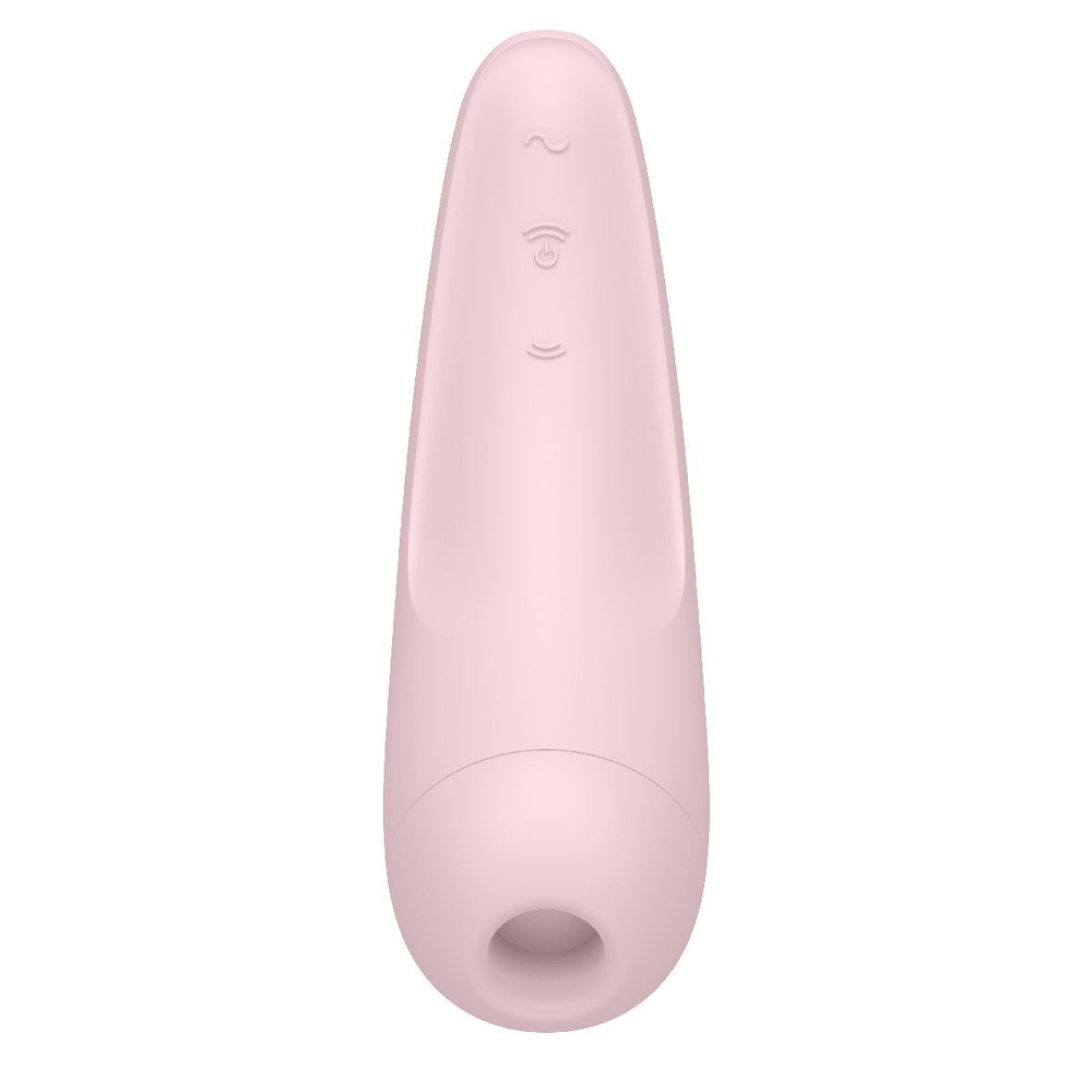 Розовый вакуум-волновой стимулятор Satisfyer Curvy 2+ (Цвет: розовый)