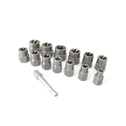 WDK-65482 Набор экстракторов для болтов и гаек с адаптером, 8-19 мм