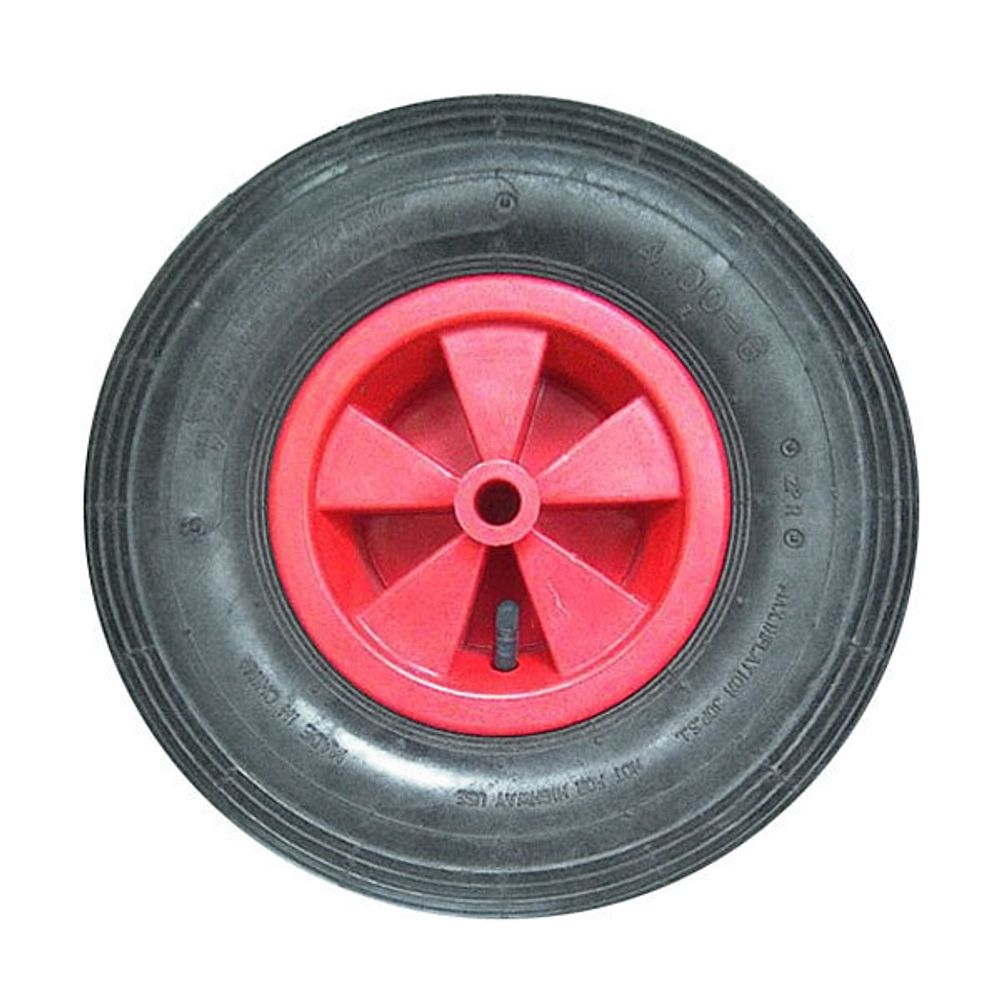 Колесо к тачке PR 2403-1 (WB 6407А) пневмо 4,00-6 (ось 16мм)