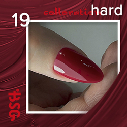 BSG цветная жесткая база colloration hard №19 - темно-красный оттенок (20 мл)