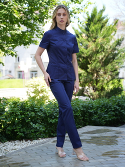 Костюм медицинский женский | Бл-334+Б-110 клеон премиум