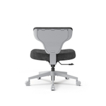 Кресло гибридной посадки FoxGear SHORTZ Fabric, размер 2 (с ноутбучным столиком), тёмно-серый (FG-SHORTZ-F2-DG)