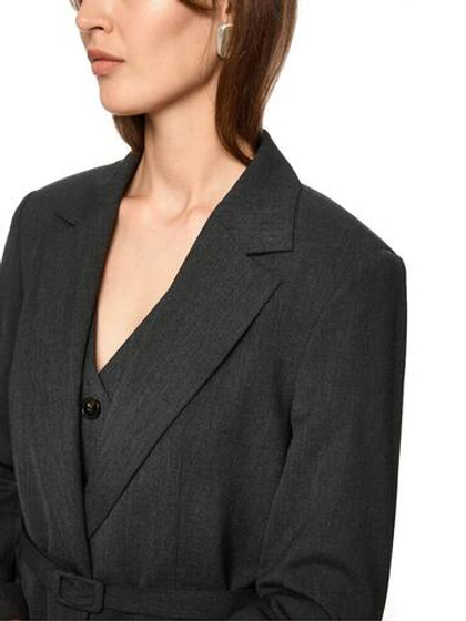 Marc Cain Блейзер приталенного кроя с поясом в тон