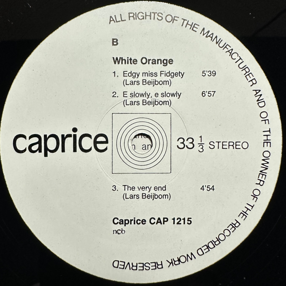White Orange- White Orange (Швеция 1980г.)